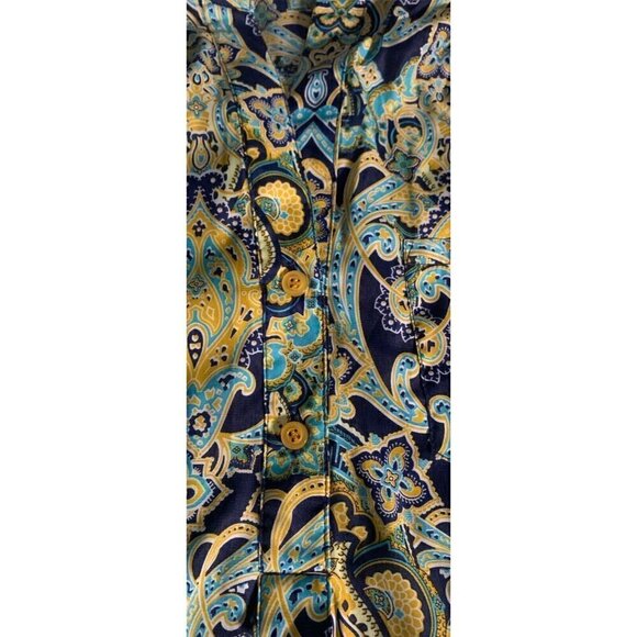 Love Tree Womens Tunic Blouse Size S Multi Colored Paisley Boho Print - Picture 15 of 16